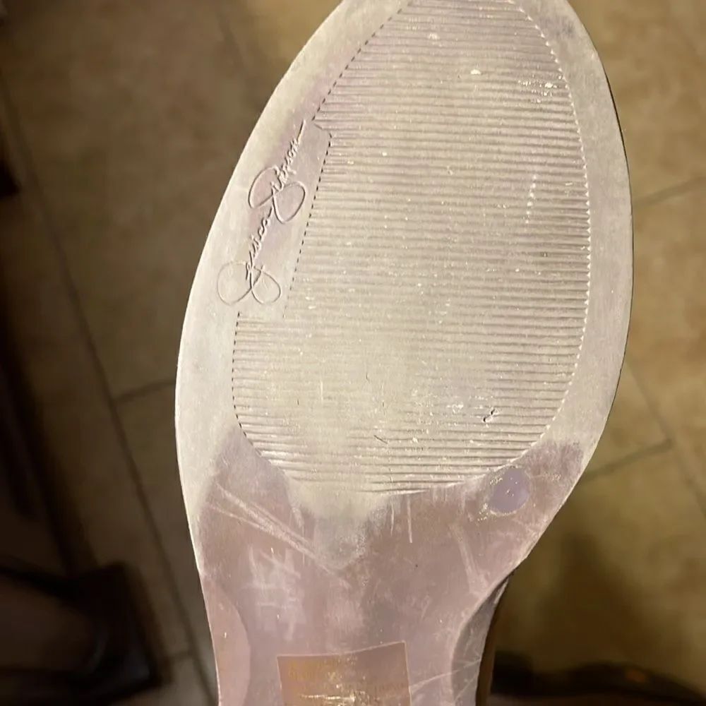 Jessica Simpson Tan leather boot - Picture 4 of 4